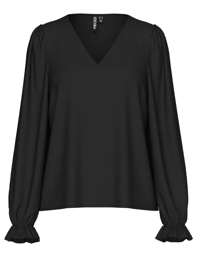 Pieces Pctiffany LS maglia scollo a V manica lunga