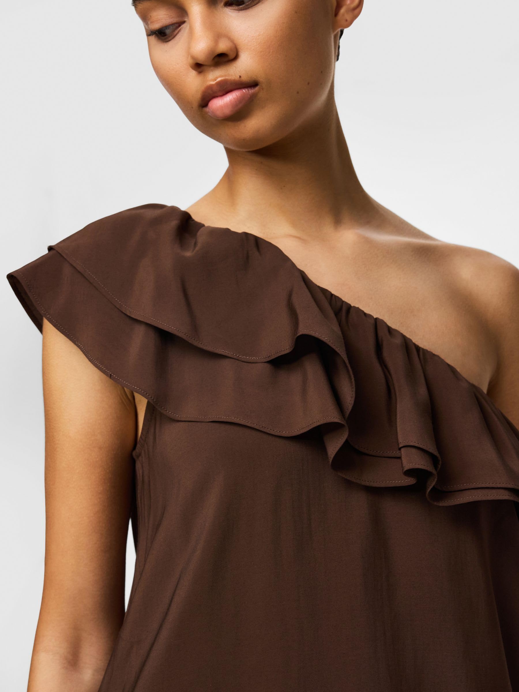 Pieces Pcpenelope Vestito Monospalla Donna Uso Quotidiano