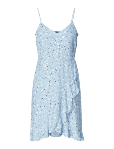 Pieces Pcnya Strap Flounce Dress abito donna L balze