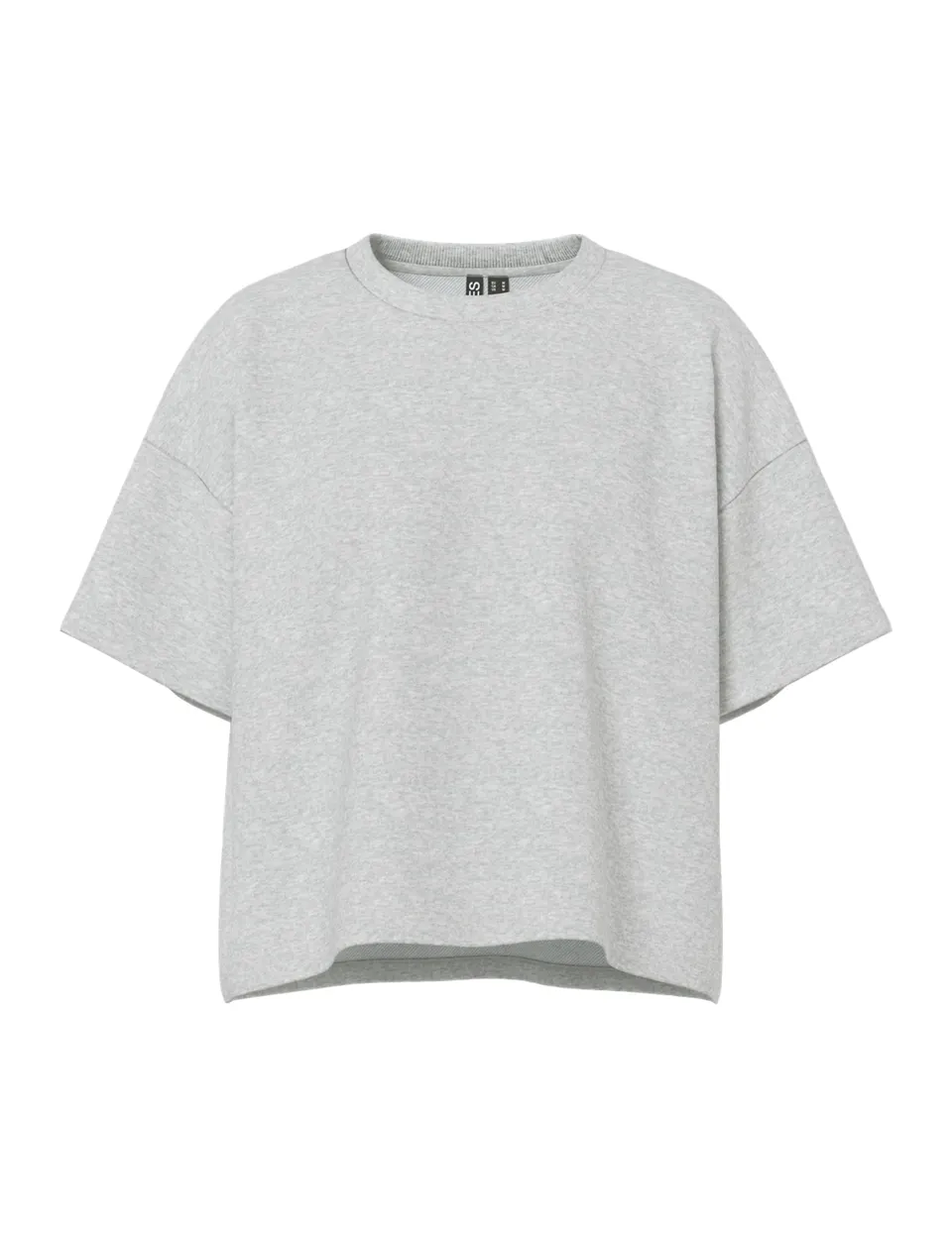 PIECES Pcchilli Summer 2/4 felpa donna Light Grey Melange comoda