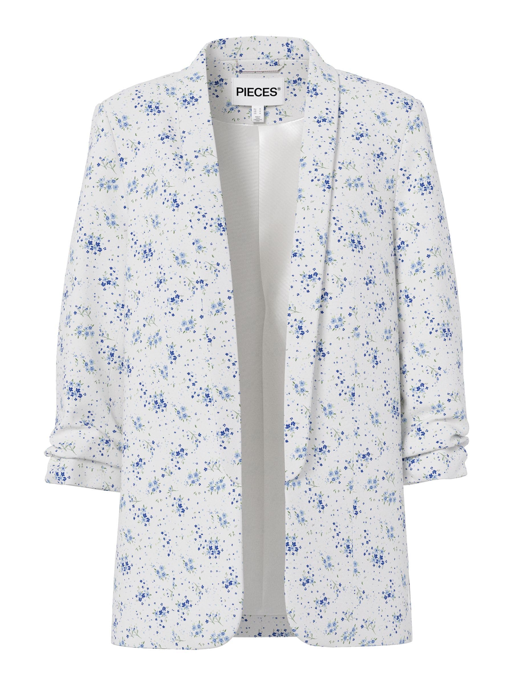 Pieces Pcbosella blazer stampato manica 3/4 donna