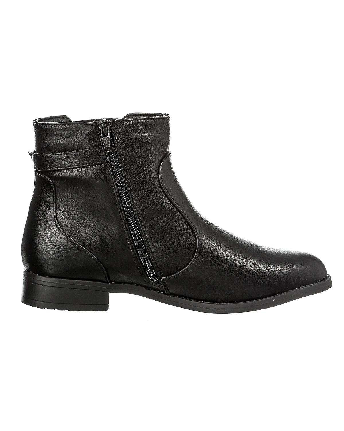 Pieces Pssha stivaletti donna neri fibbia 41