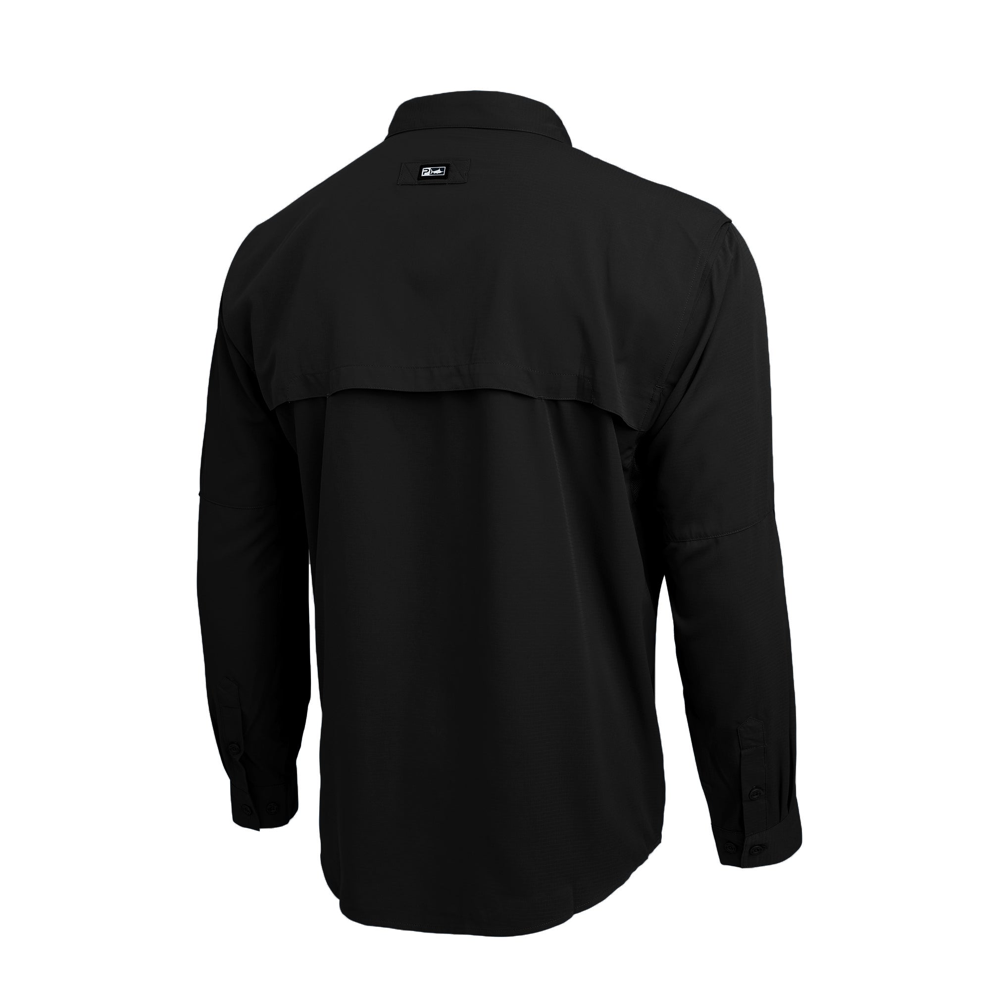 Pelagic Keys LS camicia uomo nera UPF 50+