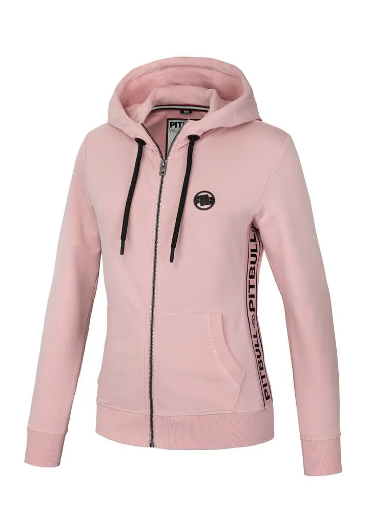Pit Bull West Coast La Deta felpa donna rosa con cerniera