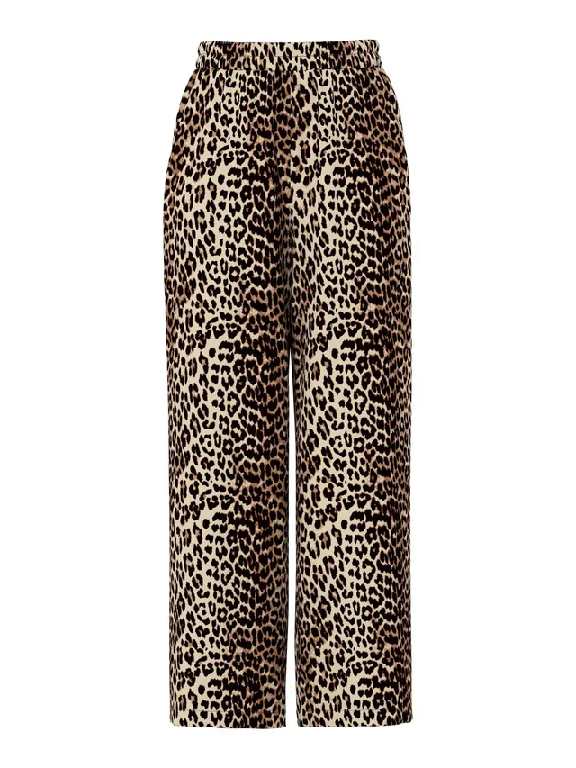 Pieces Pctiffany pantaloni donna larghi vita alta taglia XS