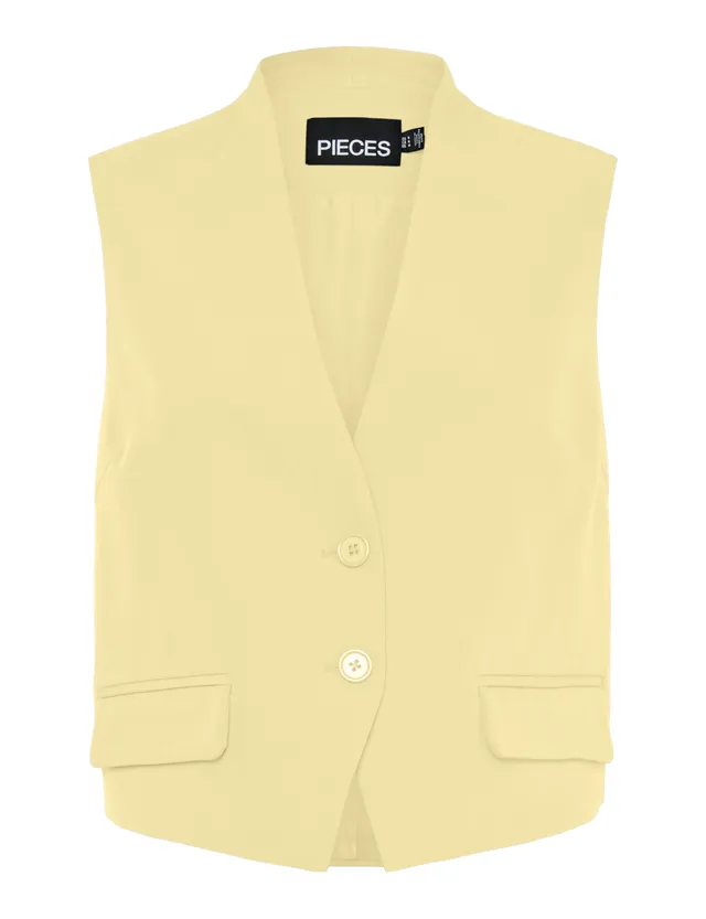Pieces Pcnimora gilet donna M vanilla uso quotidiano