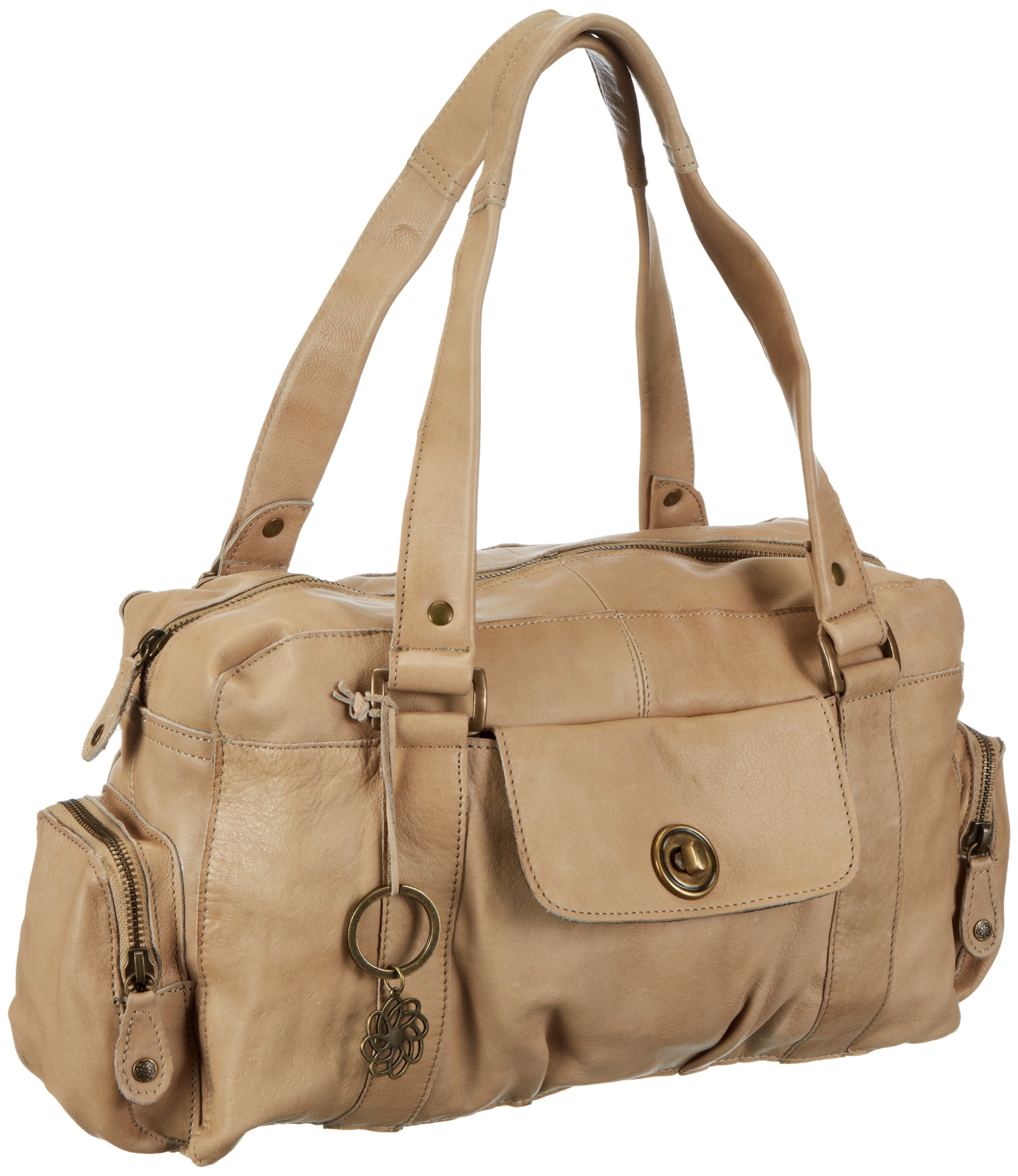 Pieces Totally Royal Leather Small borsa donna verde pelle