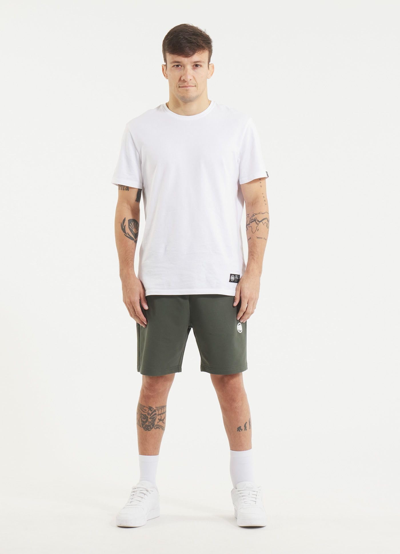 Pitbull Nugget Shorts Uomo Cotone Tasche Zip