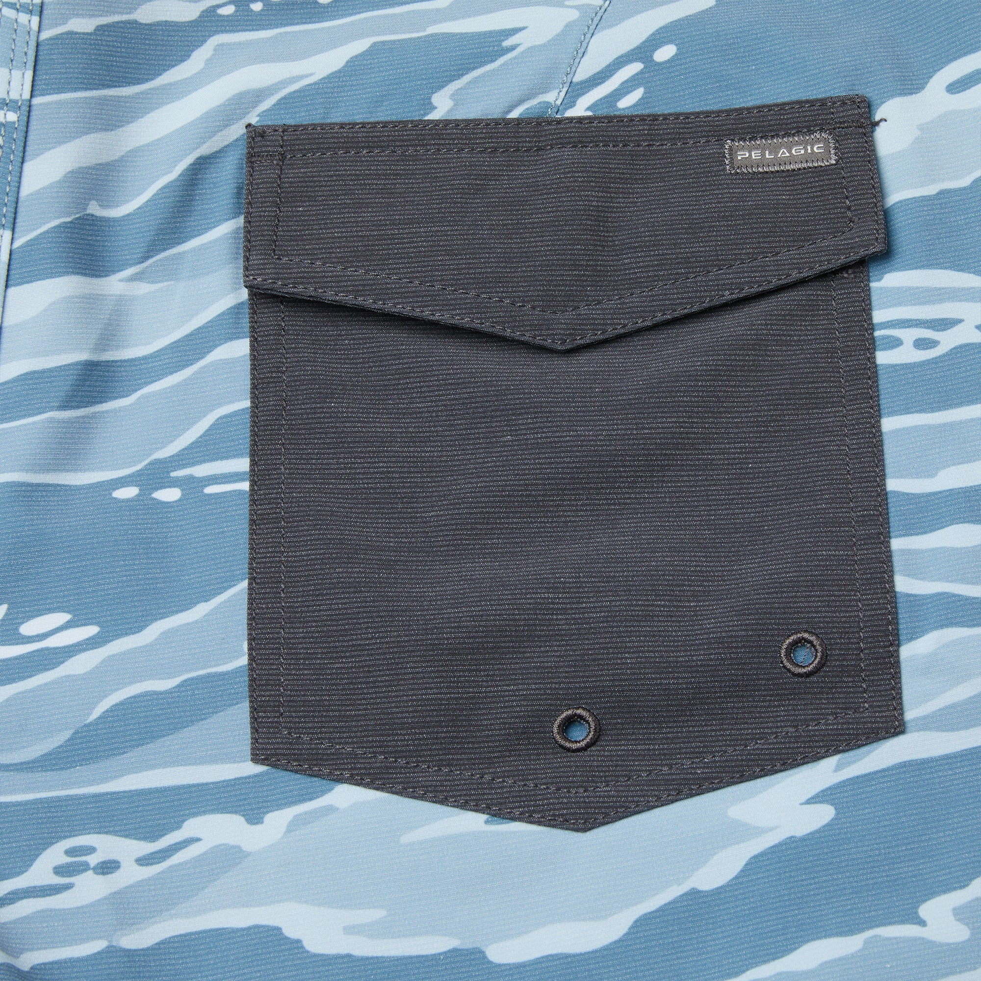 Pelagic Ledge boardshort uomo petrol mimetico