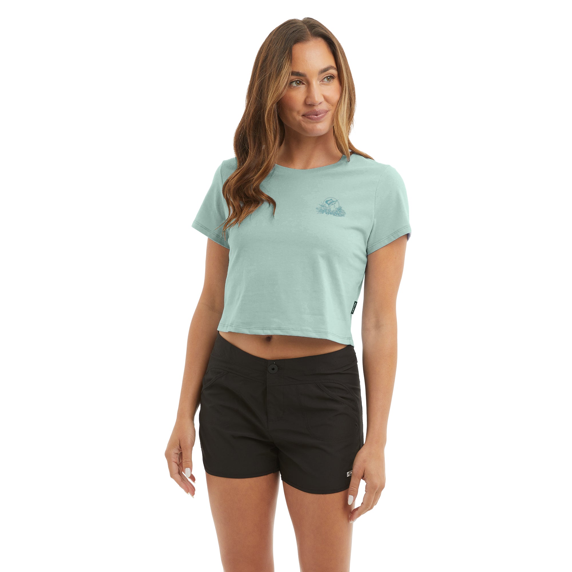 Pelagic Tropic Sea Ws t-shirt donna cotone salvia