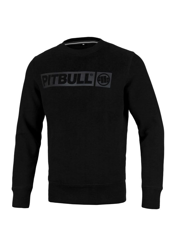 Pit Bull West Coast Hilltop felpa uomo nera in cotone XXL