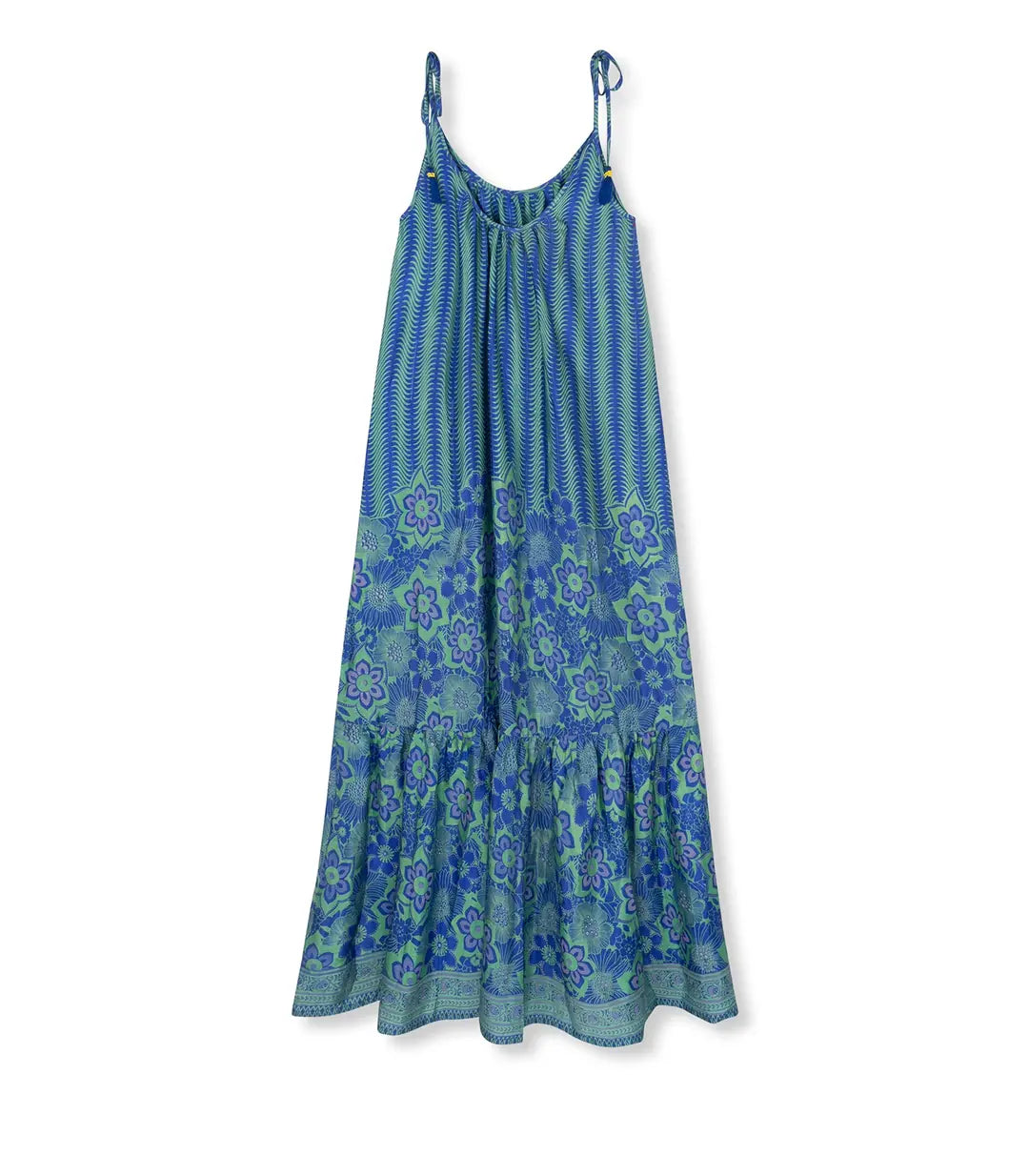 el.residu Myra #12 vestito midi blu S/M