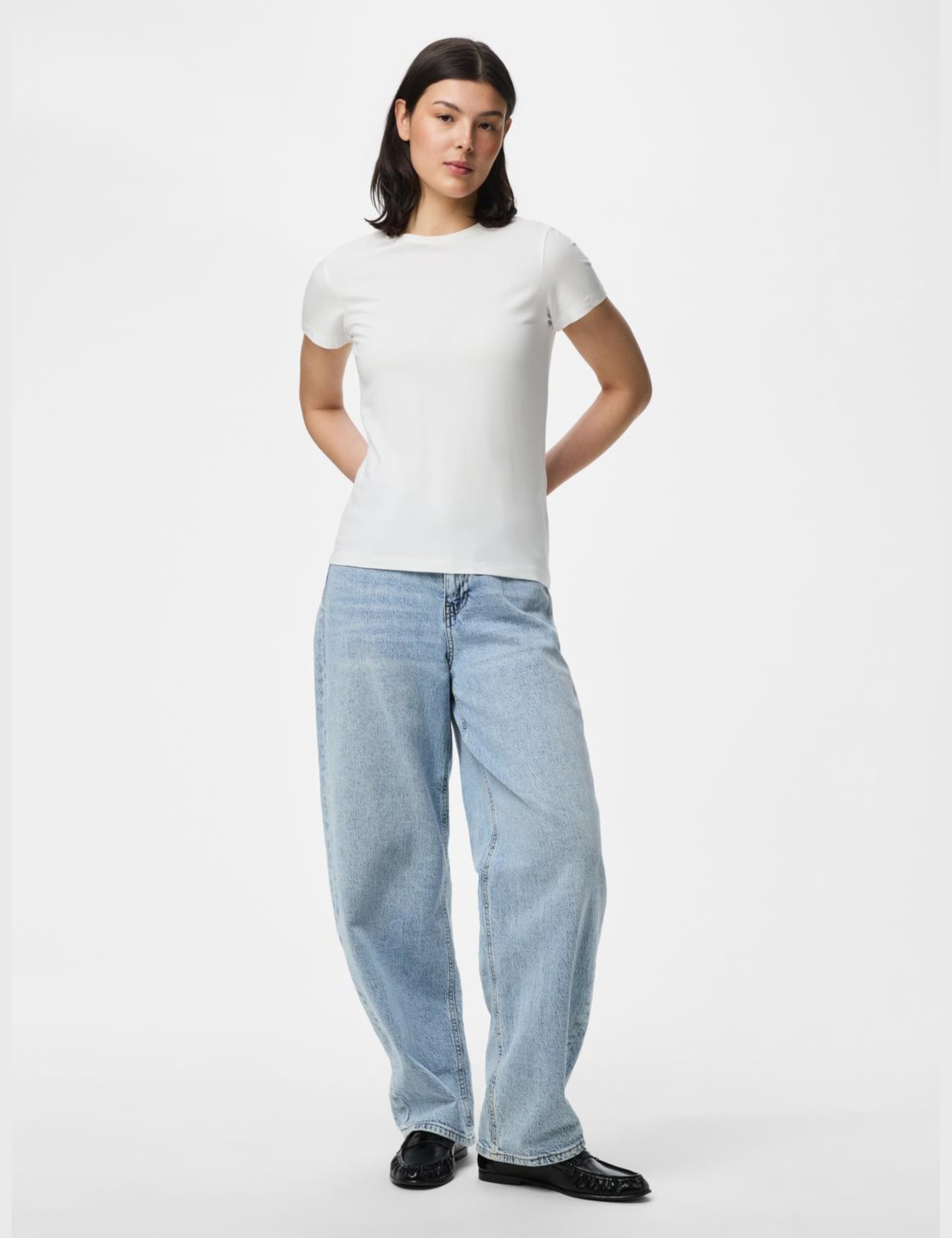 Pieces Pcsirene Tee Noos t-shirt donna M cotone modal