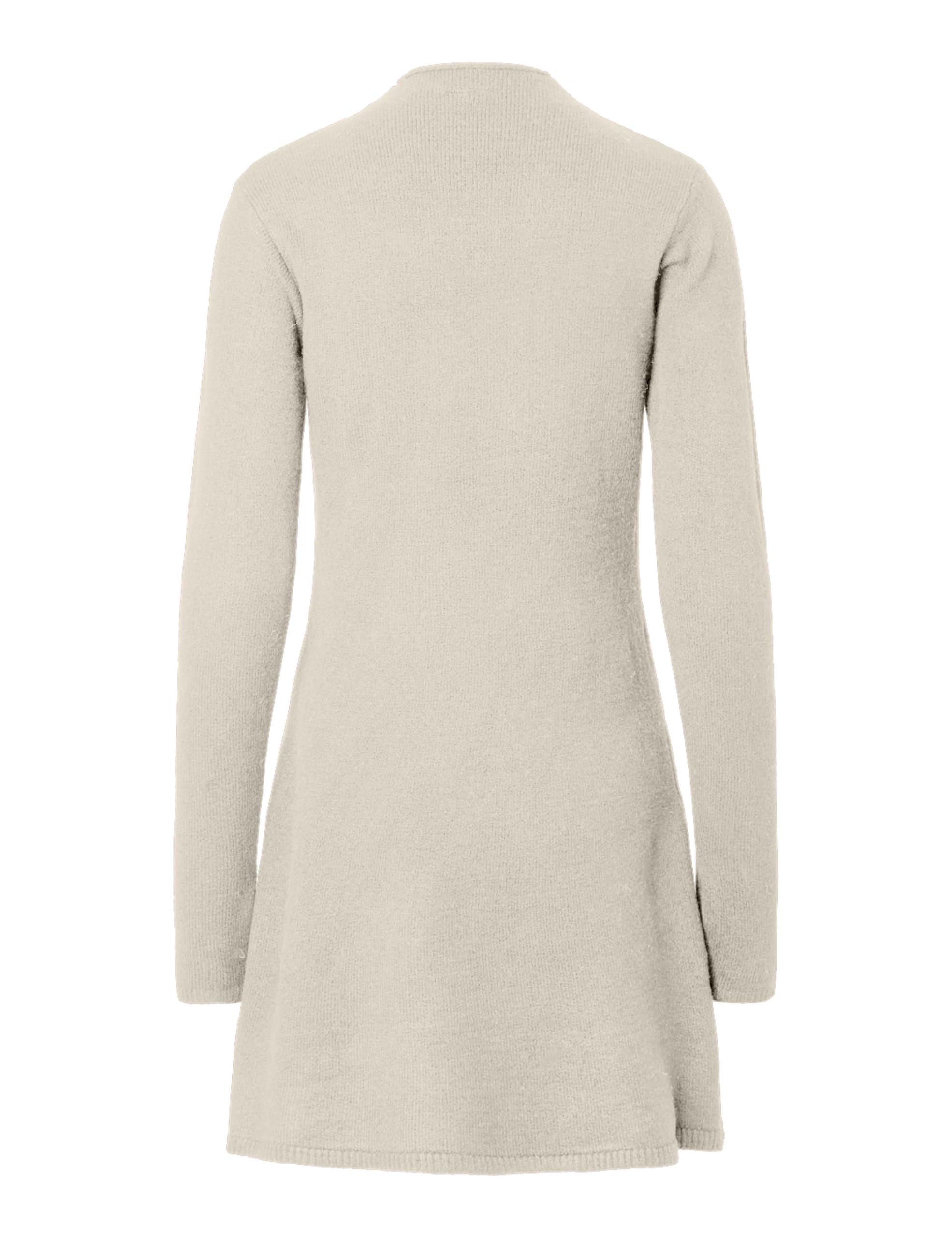 Pieces Pcjunna LS Mock Neck Mini Knit Dress abito S