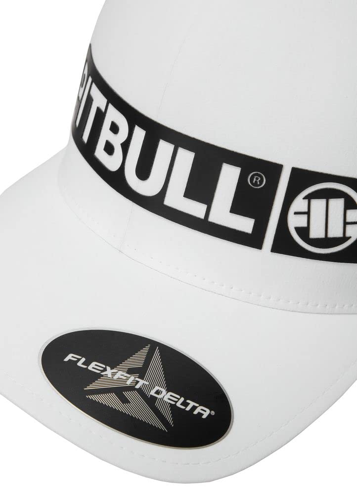 Pitbull Stretch Hilltop berretto snapback bianco elastico