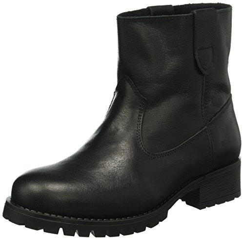 Pieces Psvaha New Boot stivali donna neri in pelle