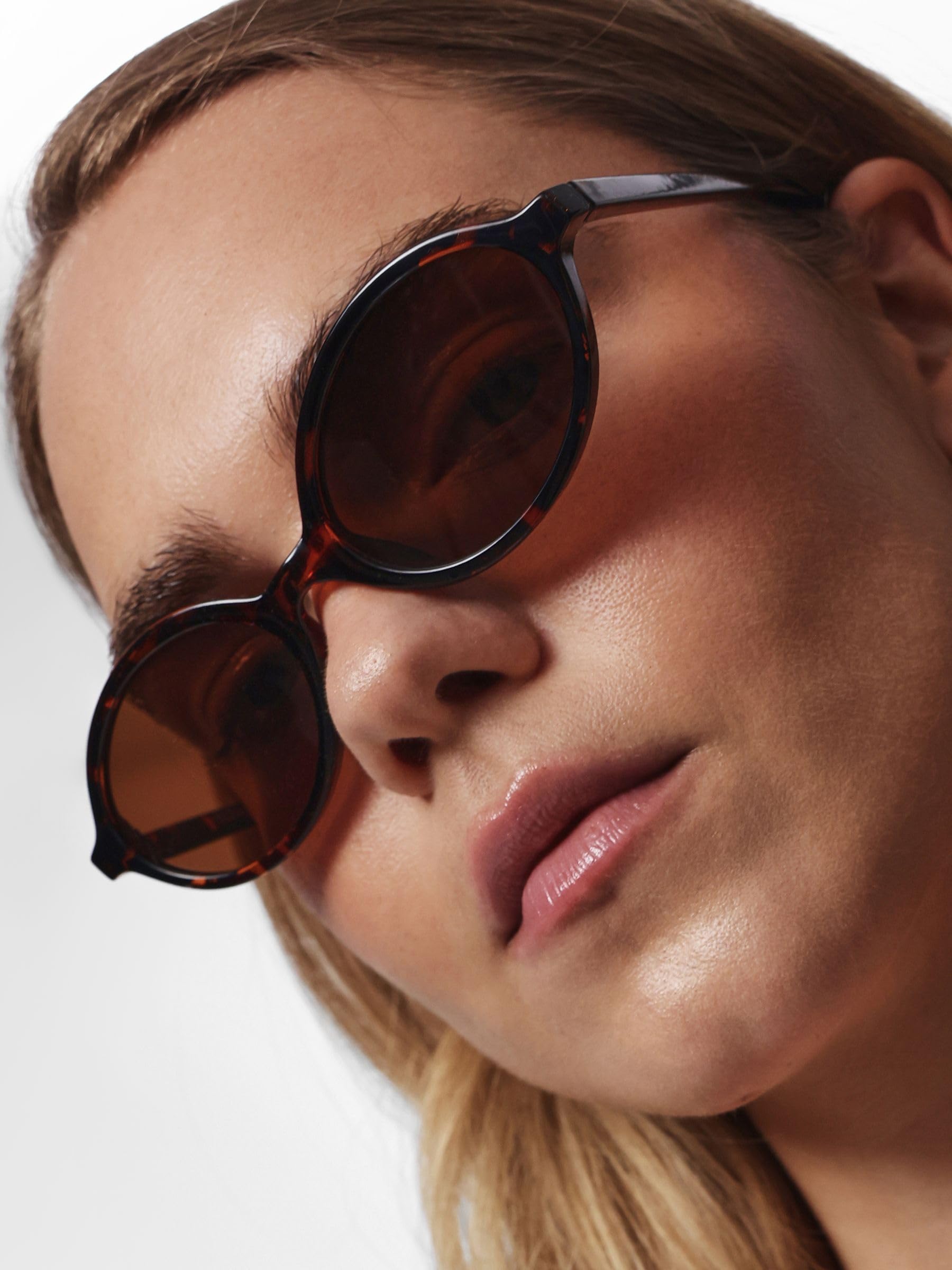 Pieces Pcgyrna occhiali da sole donna bundle scuro
