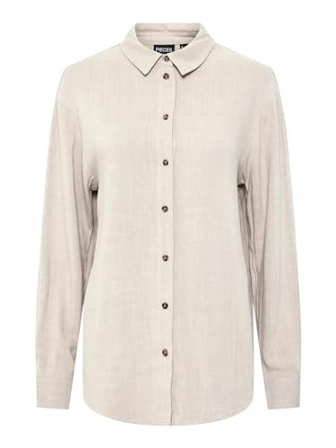 Pieces Pcvinsty camicia ecovero manica lunga taglia XL