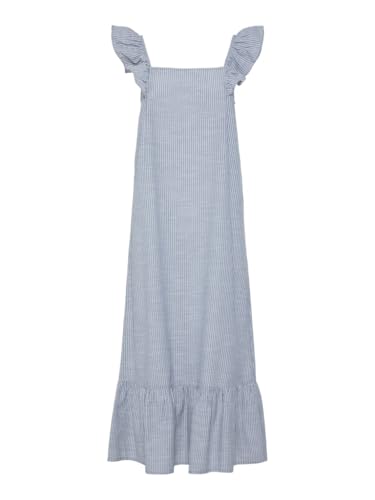 Pieces Pcapia SL Square Neck vestito donna L scollo quadrato