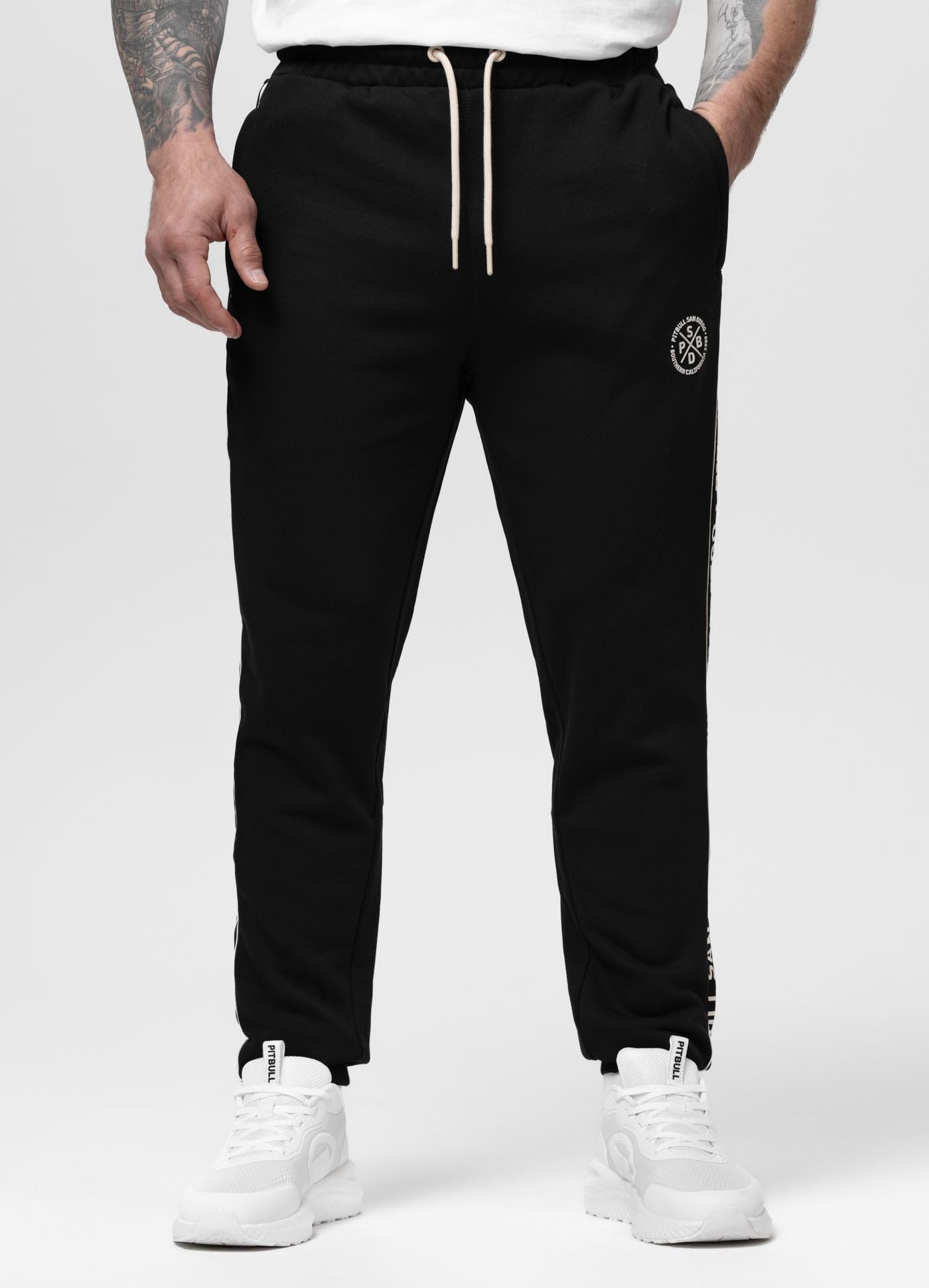 Pitbull Nexus pantaloni tuta uomo in cotone pesante