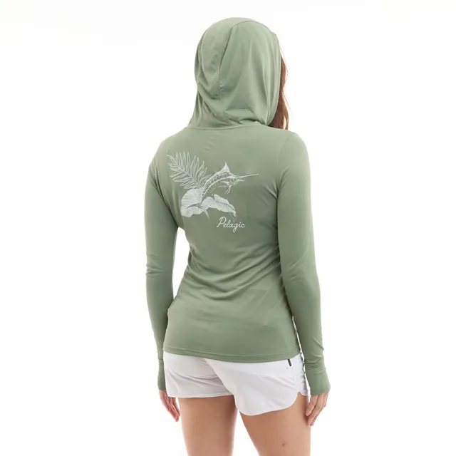Pelagic Aquatek Tropic Marlin maglia pesca Mangrove UPF 50+