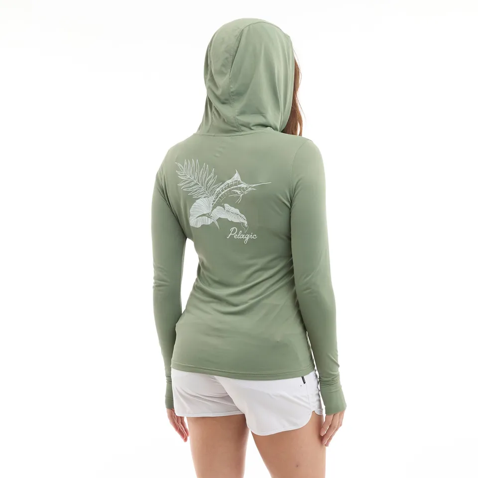 Pelagic Aquatek Tropic Marlin maglia pesca Mangrove UPF 50+