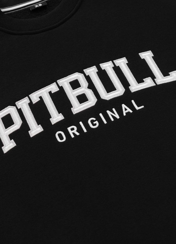 Pitbull felpa oversize donna senza cappuccio cotone
