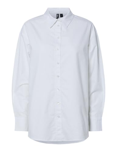 Pieces Pcpoppy LS Oxford Loose Shirt Noos camicia donna