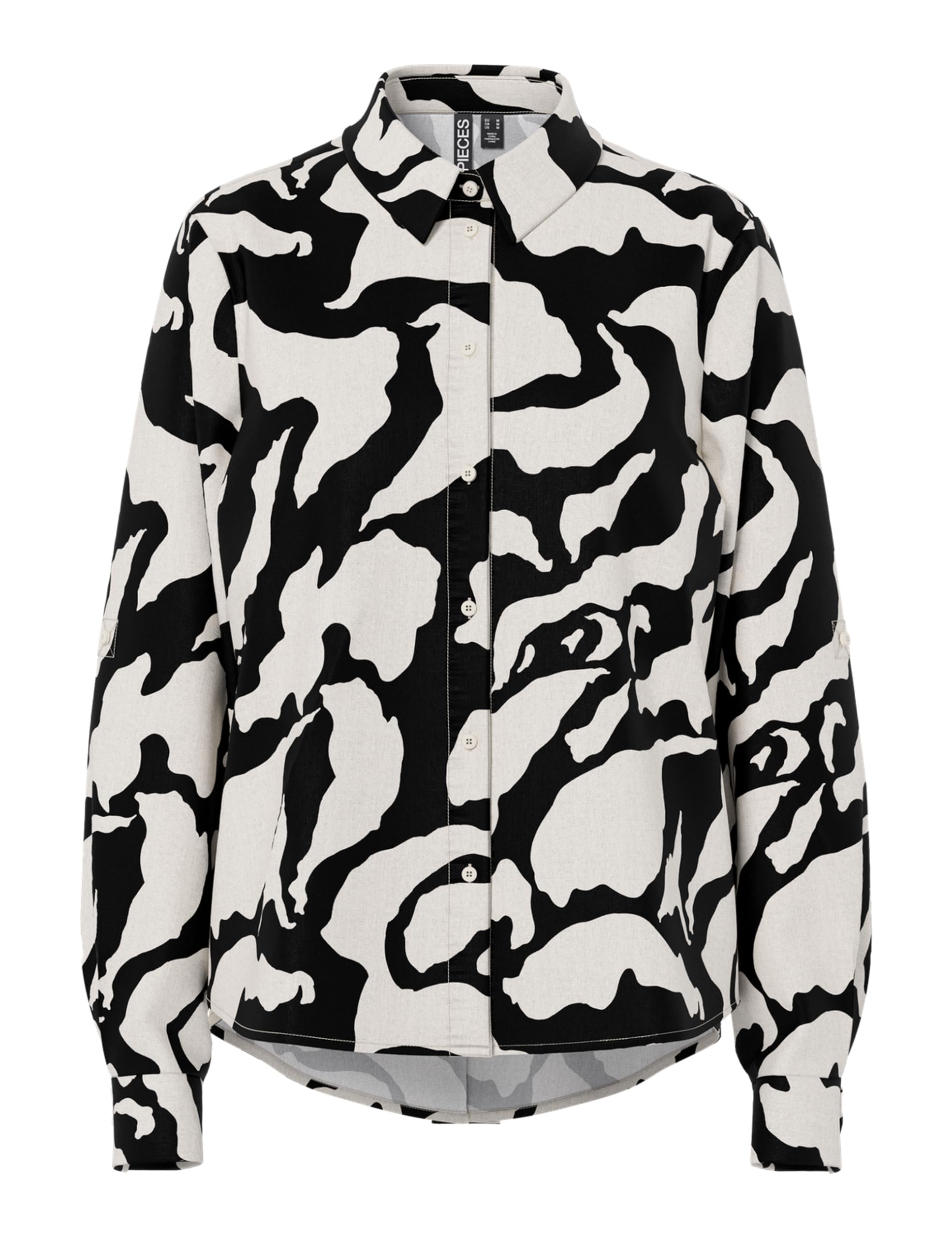 Pieces Pctarlem LS camicia donna L manica lunga