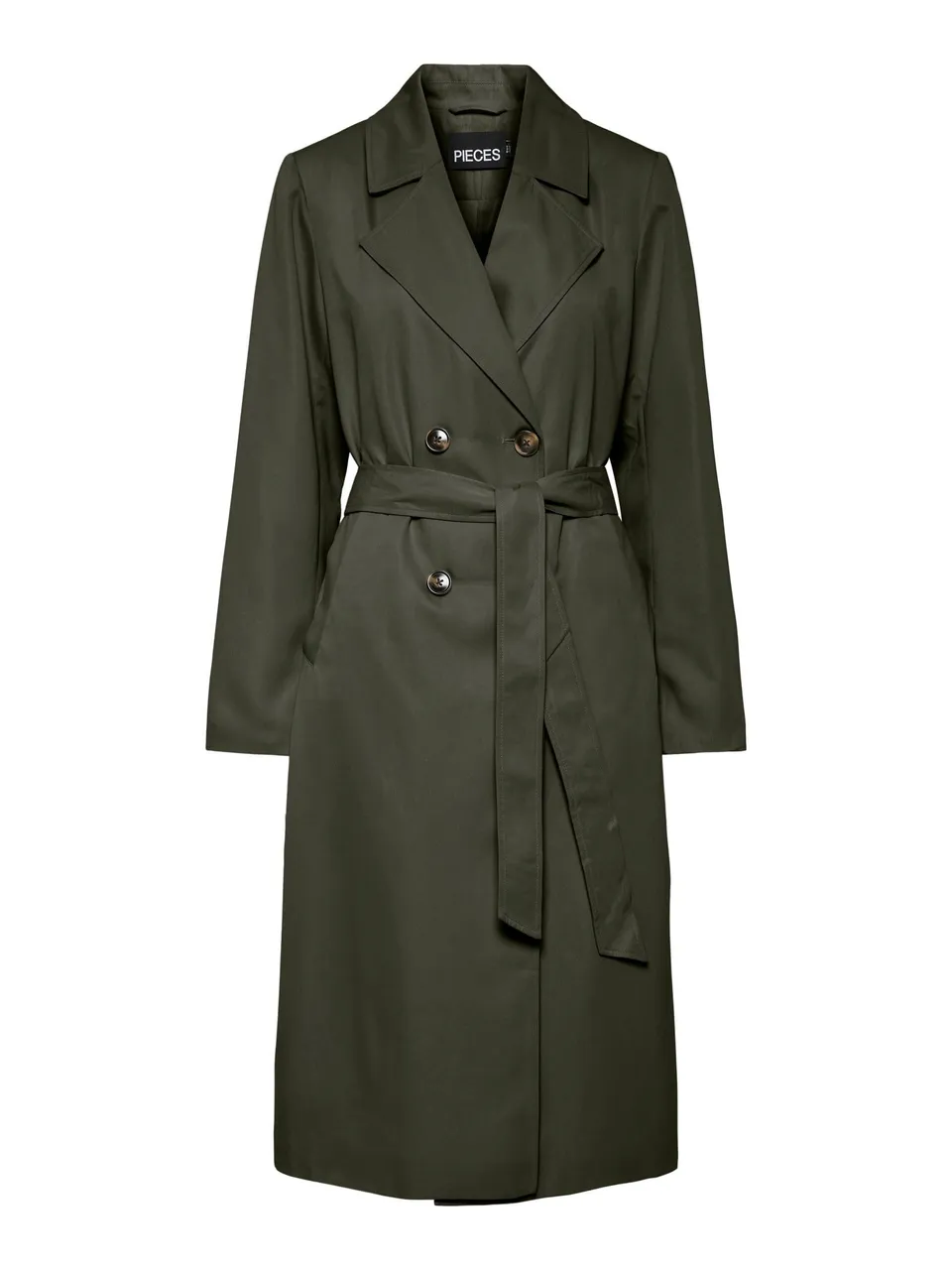 Pieces Pcscarlett trench donna leggero antivento