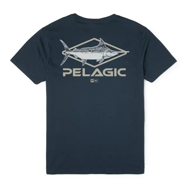 Pelagic Big Blue t-shirt uomo blu navy in cotone