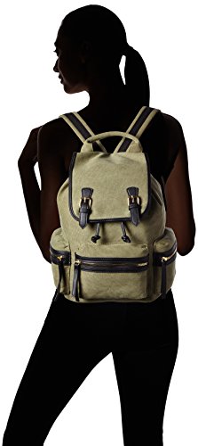 Pieces Pcsimone Backpack zaino donna verde tela