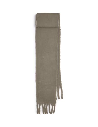 Pieces Pclulu Solid Long Scarf sciarpa greige taglia unica tinta unita