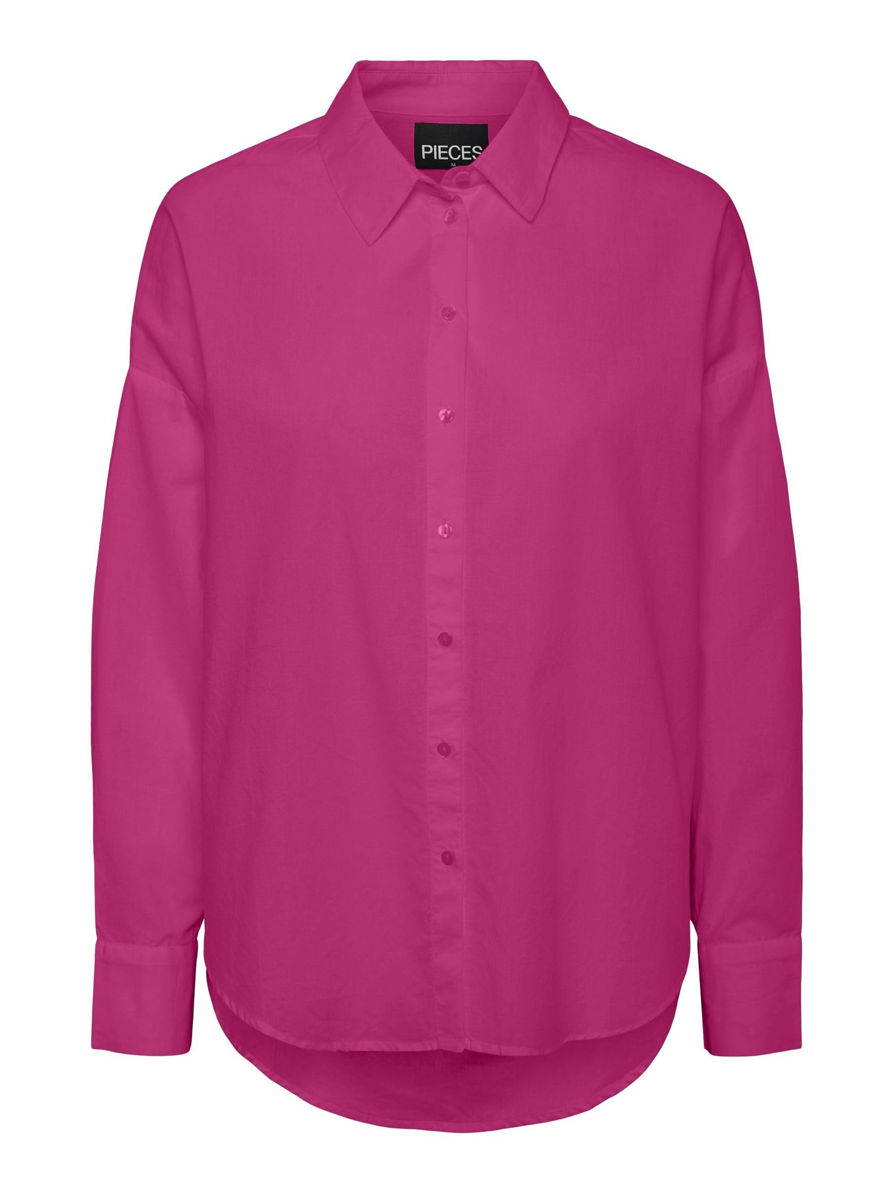 Pieces Pctanne LS Loose Noos BC camicia donna manica lunga