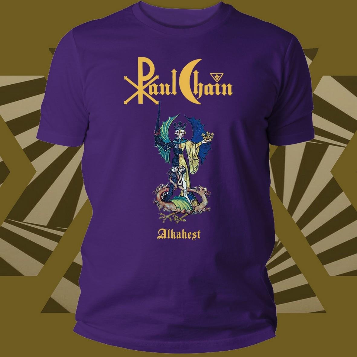 Matrix Music Store Chain Paul Alkahest Gold Logo t-shirt cotone organico