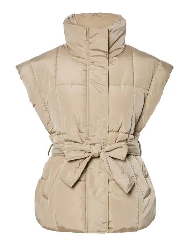 Pieces Pcjoora gilet donna con cintura taglia L comodo