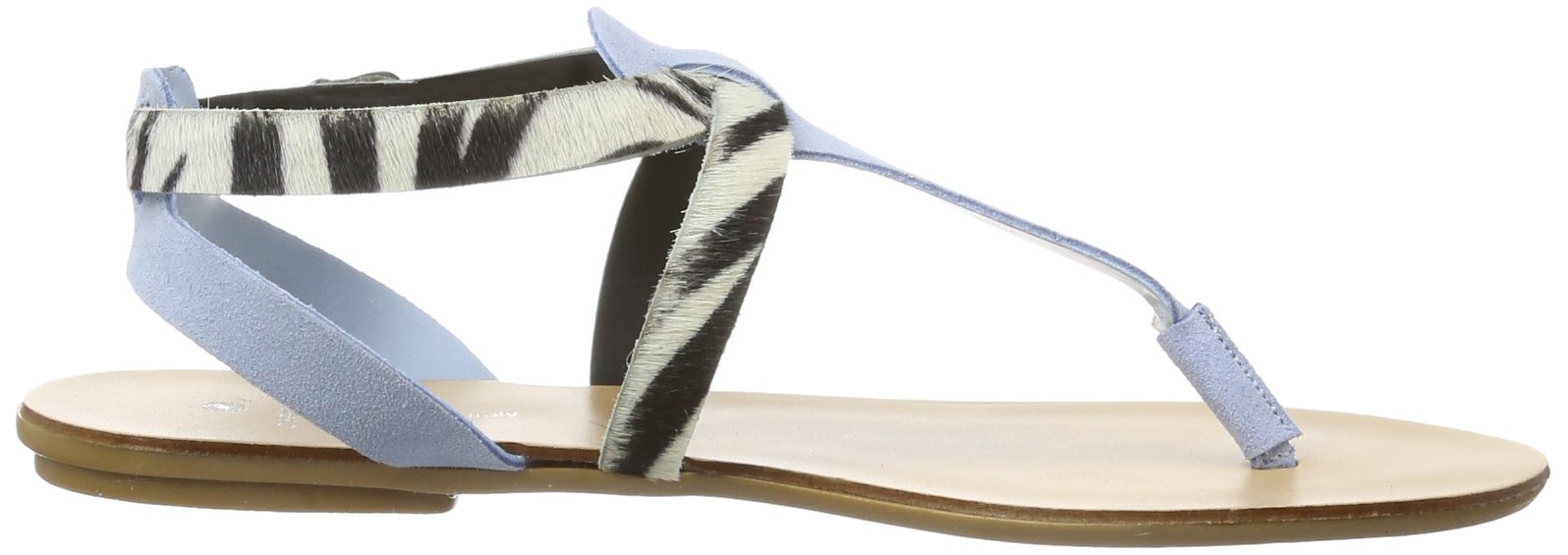 PIECES Cathie Suede sandali con tacco blu sbiadito 40 EU