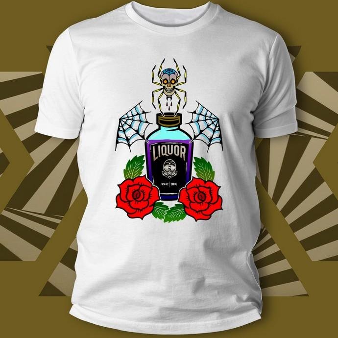 Matrix Rex Liquor Tattoo T-shirt unisex digitale