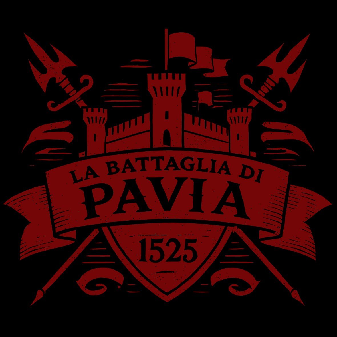Pavia Battaglia di Pavia Logo t-shirt unisex donna