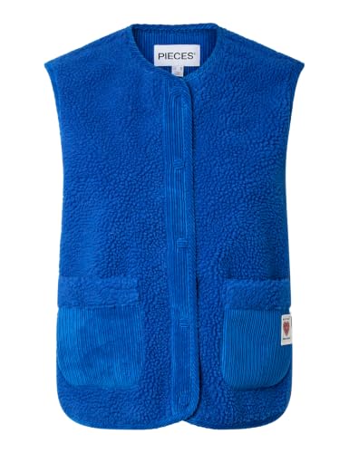 Pieces Pcanastacia Teddy Vest BC gilet donna teddy