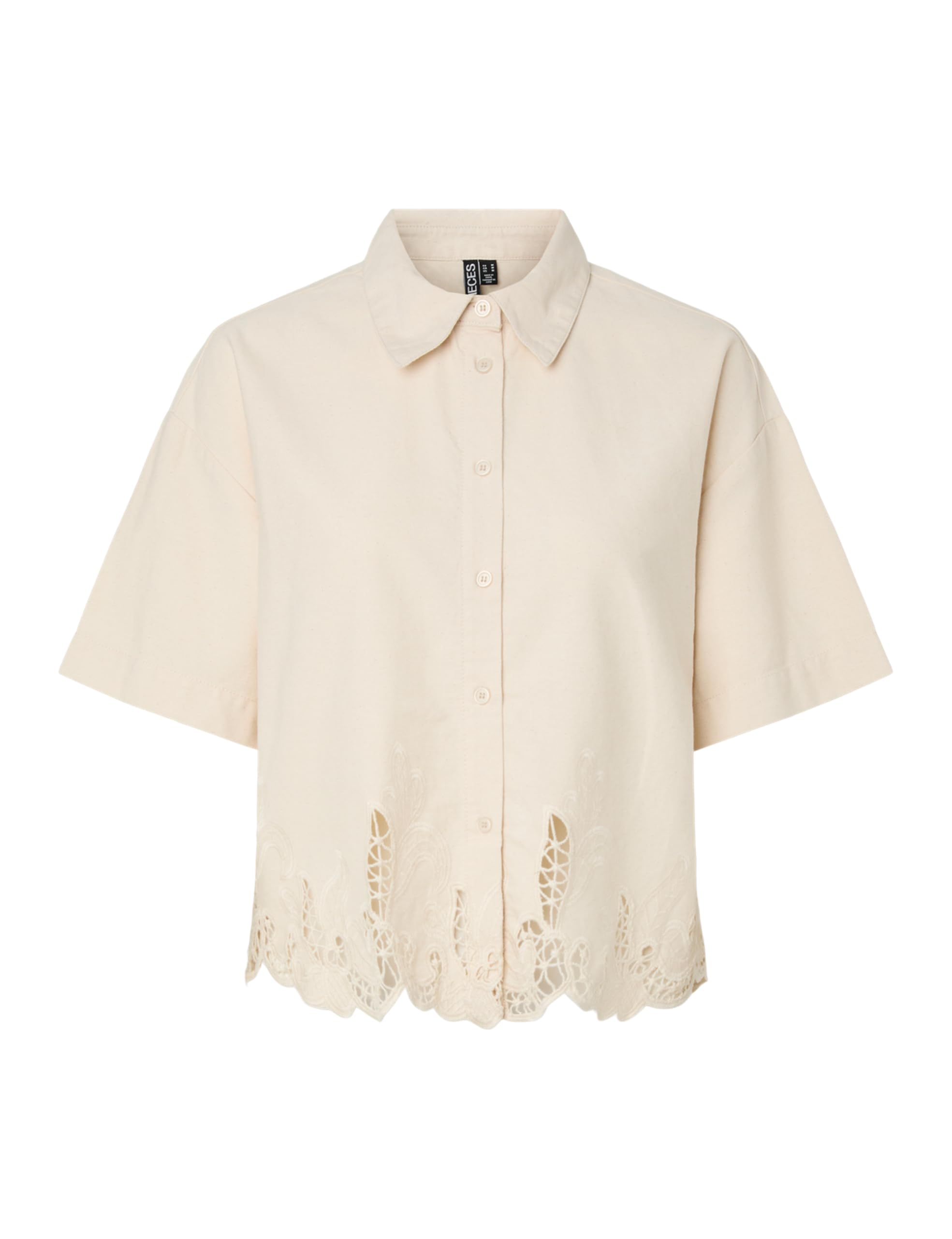 Pieces Pcpiper SS Camicia Denim Donna Taglia L Comoda