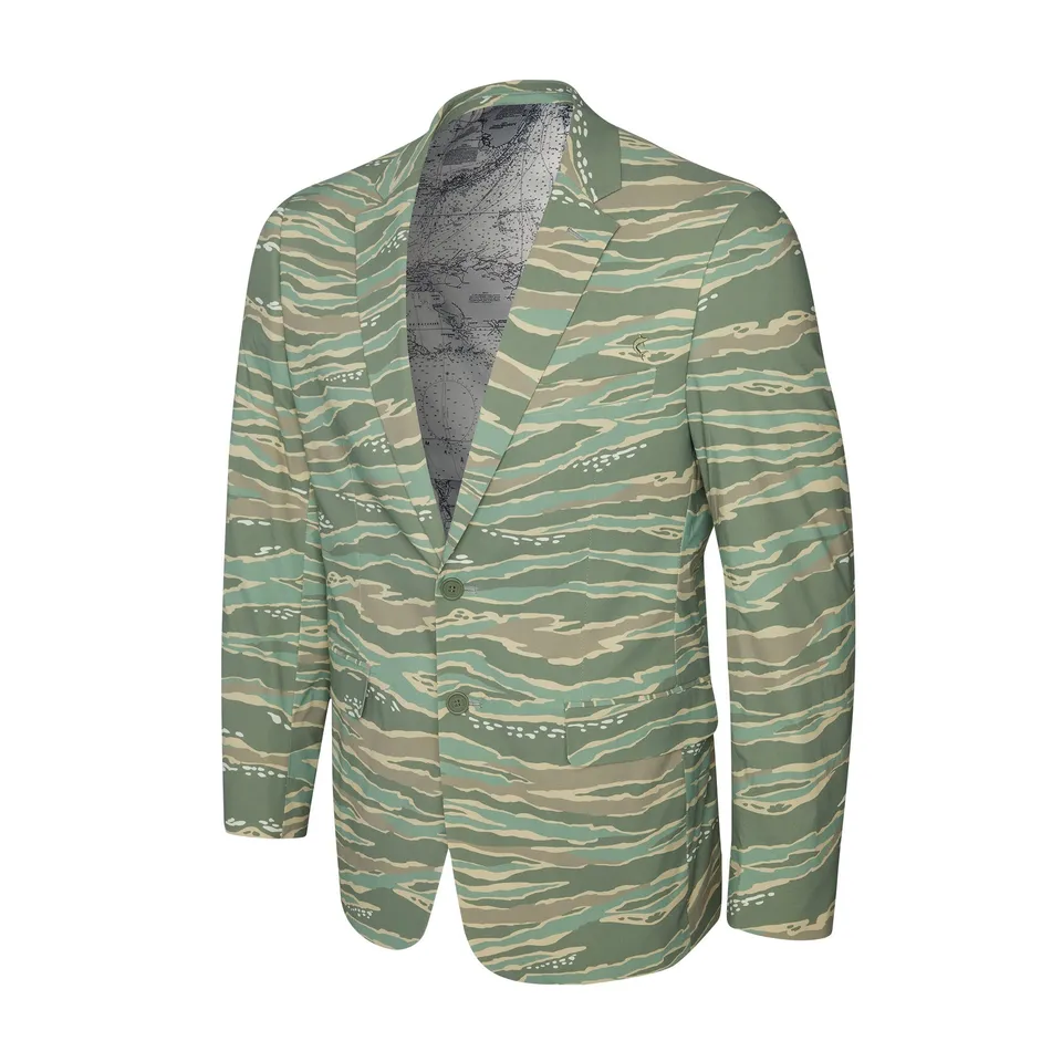 Pelagic Noonan blazer uomo mangrovia elasticizzato