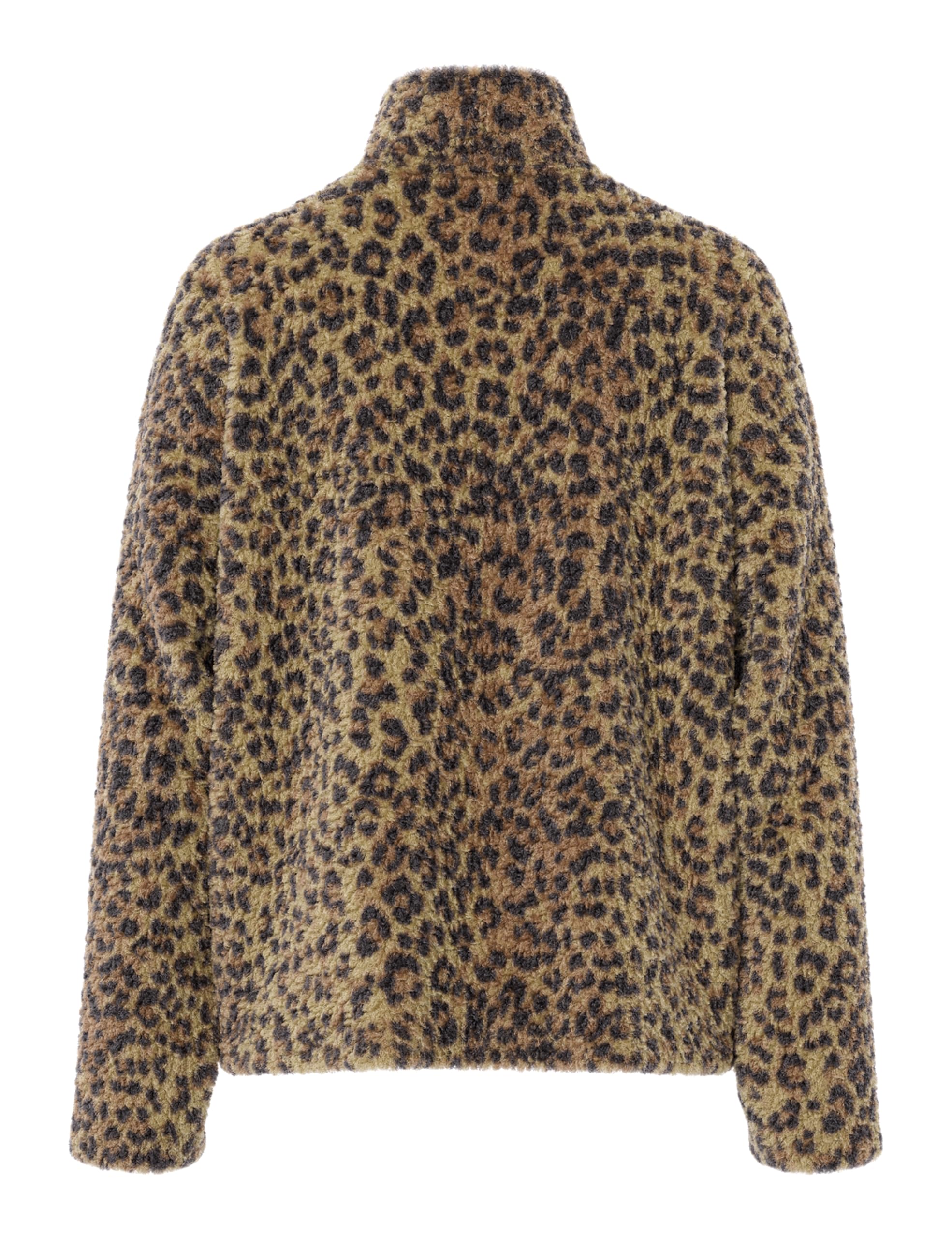 Pieces Pckatty Teddy High-Neck giacca donna collo alto teddy