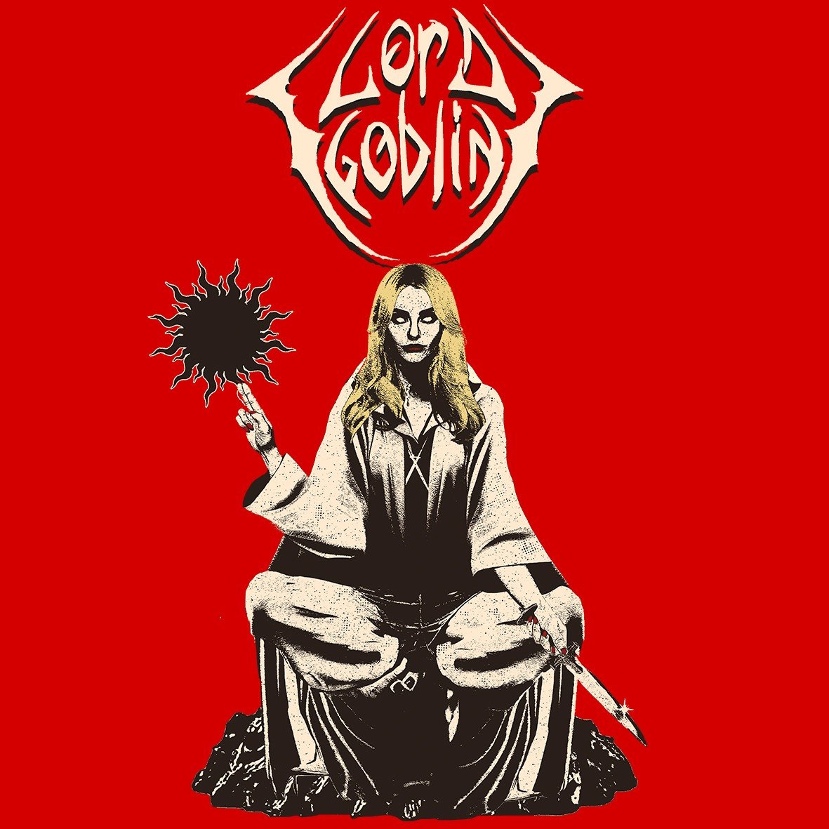 Matrix Music Store Lord Goblin Blood Sun t-shirt cotone organico