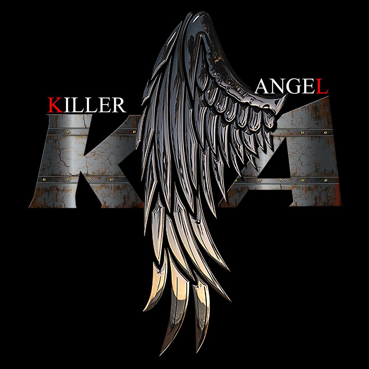 Matrix Music Store Killer Angel Logo T-shirt cotone organico