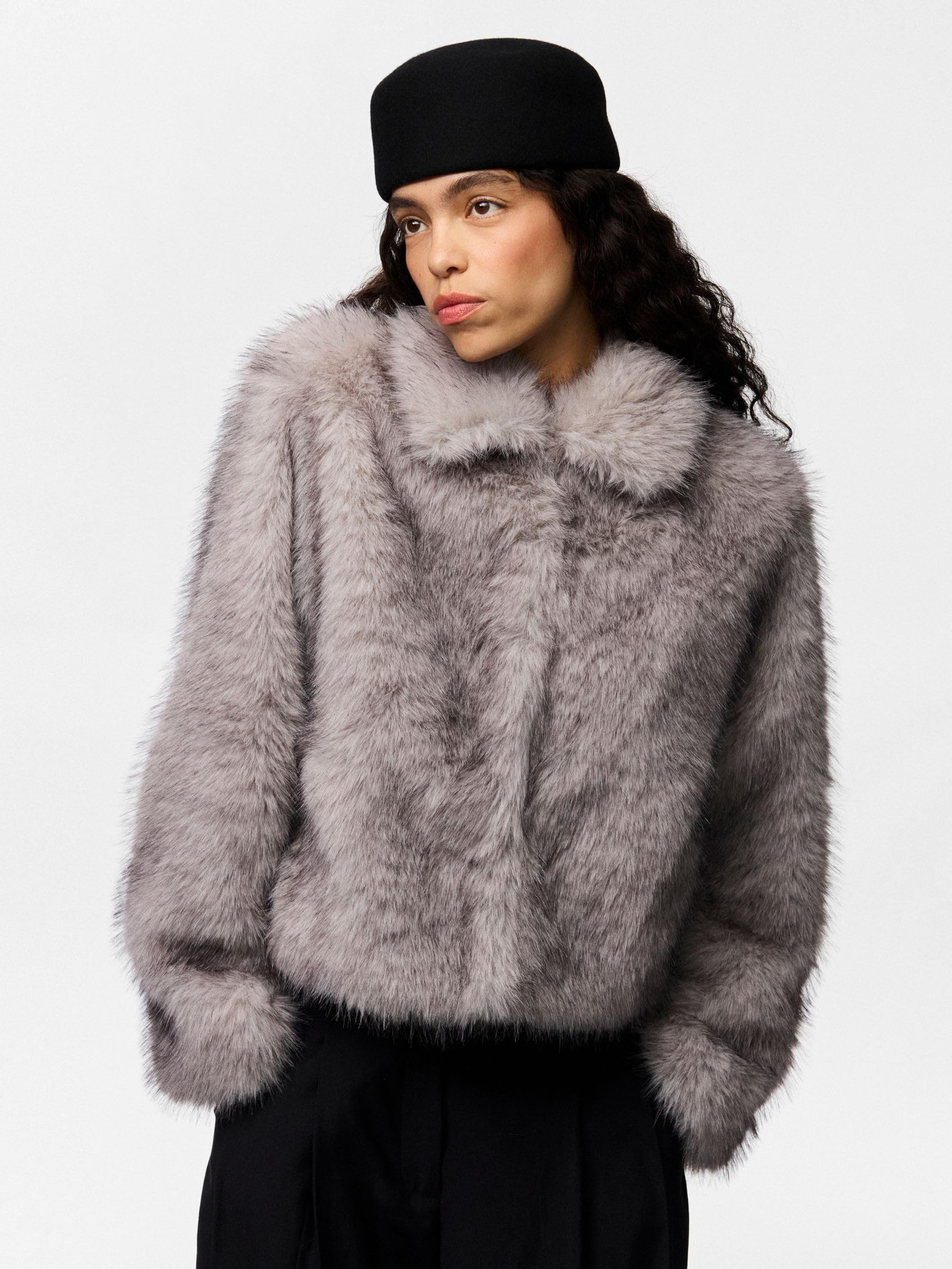 Pieces Pcjilla Short Fluffy giacca donna fluffy L