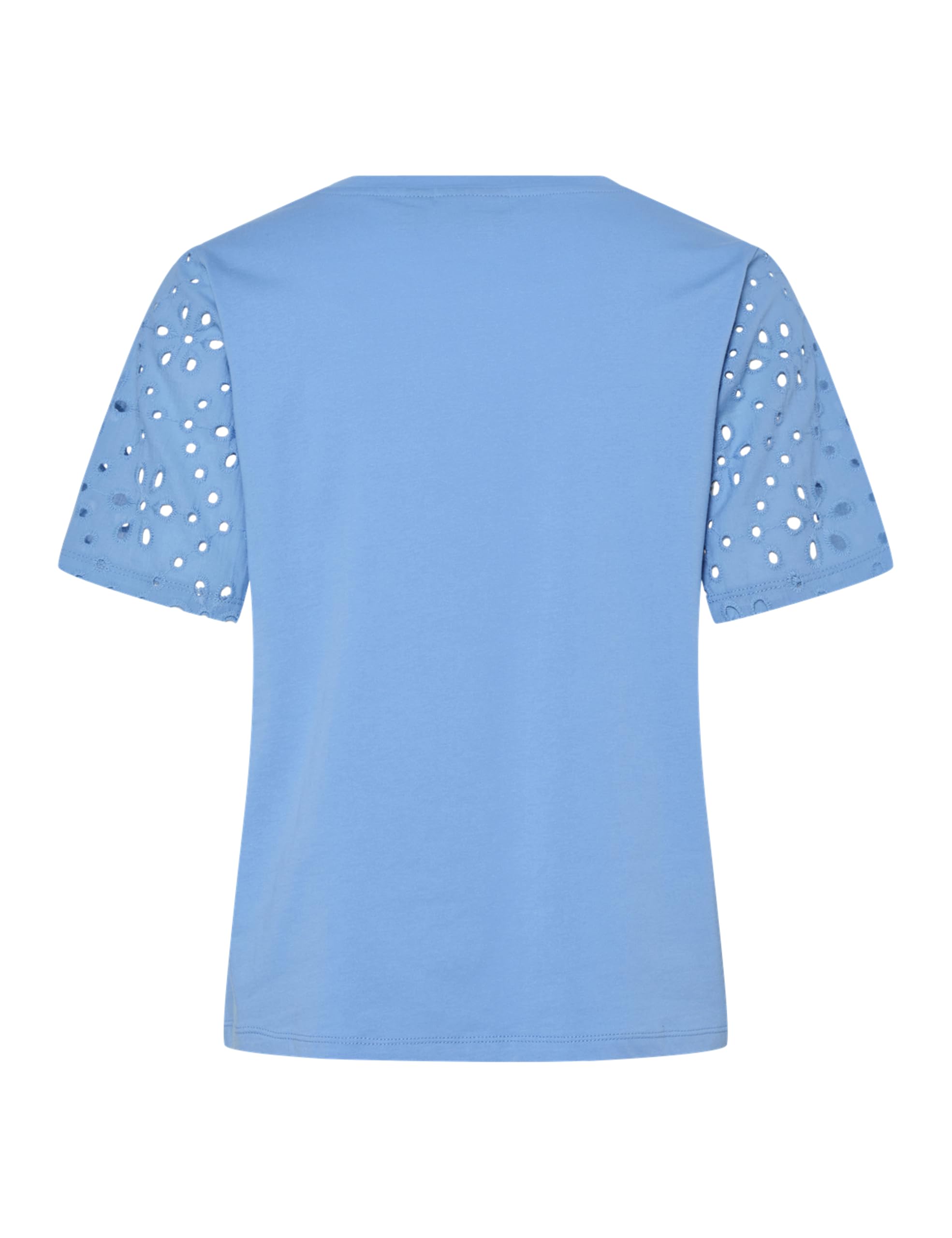 Pieces Pctandrea SS Embroidery maglietta donna ricamata