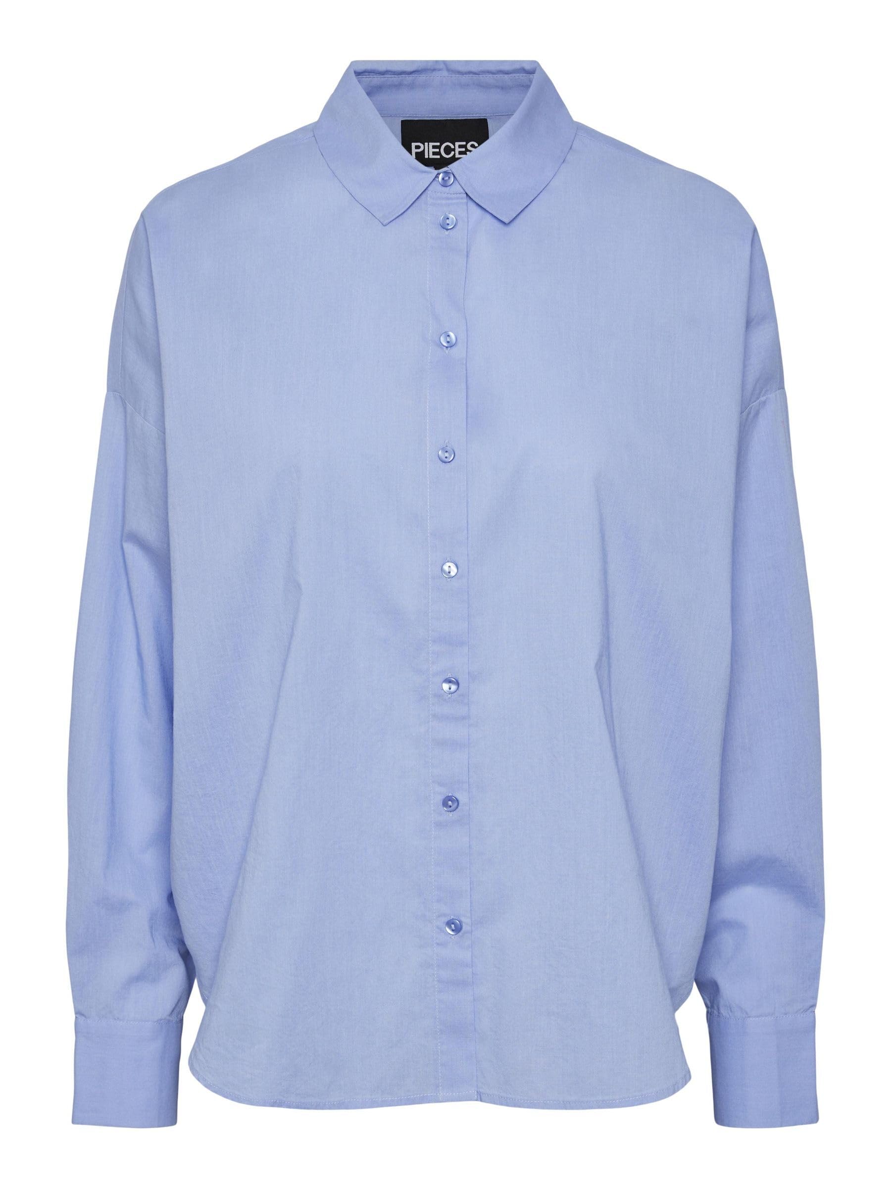 Pieces Pctanne LS Loose Noos BC camicia donna manica lunga