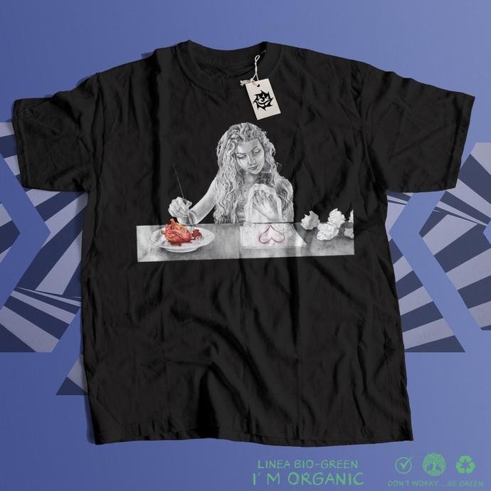 Tribe-Tee Yuna Giving Heart t-shirt unisex cotone