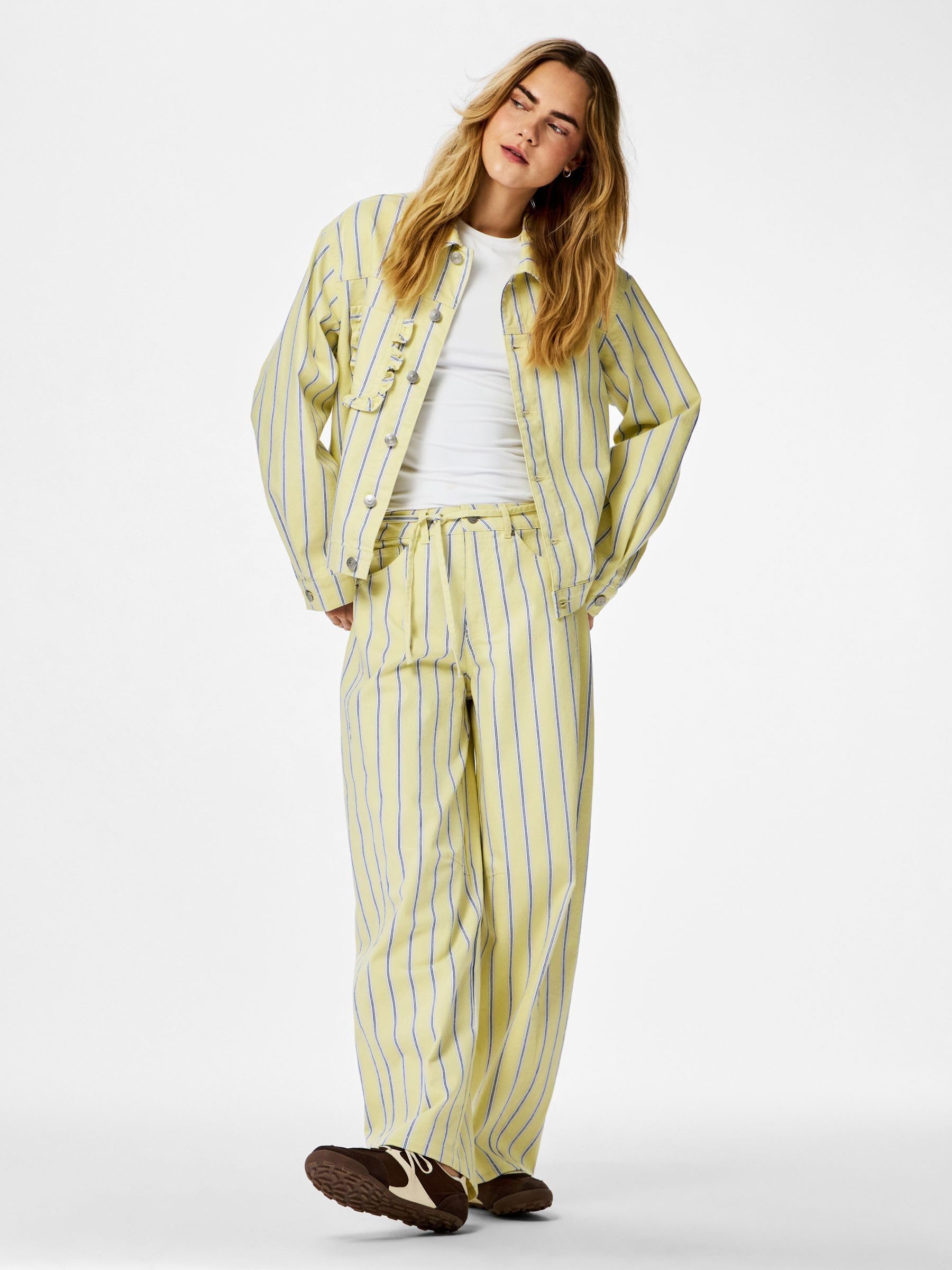 Pieces Pcbillo LS Giacca Denim Donna Taglia L